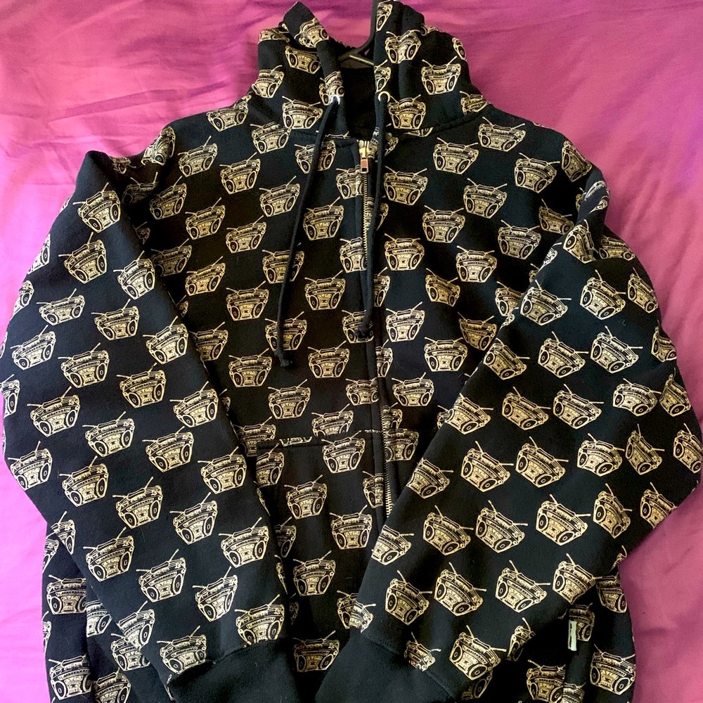 RARE Famous Stars and Straps Boombox Hoodie